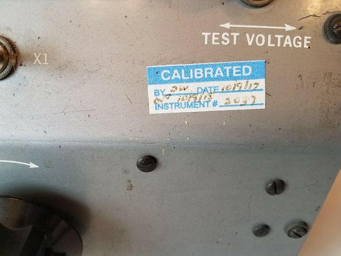 Used FREED Megohmmeter 1620 A - Powers On, Voltage Tested