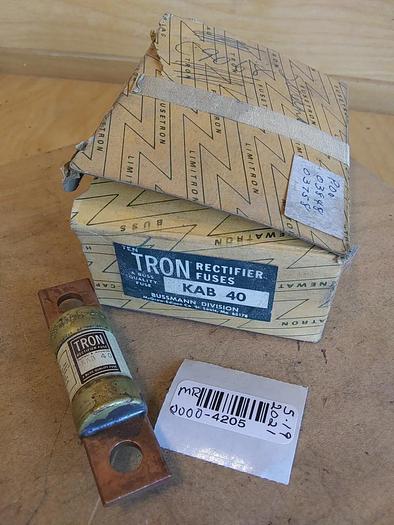 BUSS KAB 40 Rectifier Fuse Box of 8