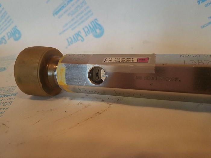 Used Van Keuren Go No Go 1.3820 To 1.3870