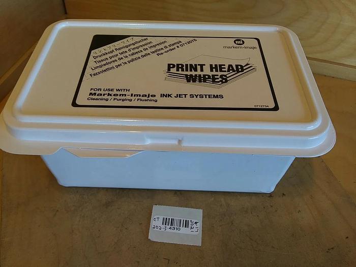 Markem imaje 0712075 Print Head Wipes for use with Ink Jet System