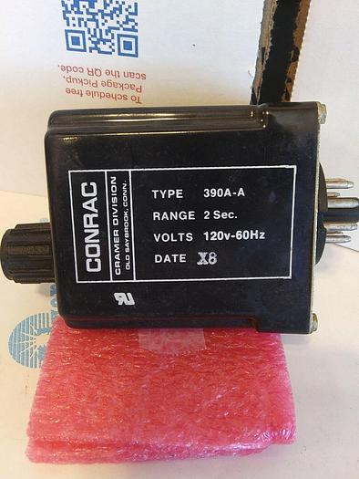 Used Conrac 390A-A Time Delay Relay
