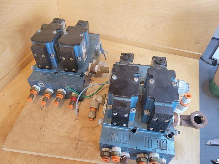 Used MAC PME-500DABE, PME-611DABE & Others, Valve Banks