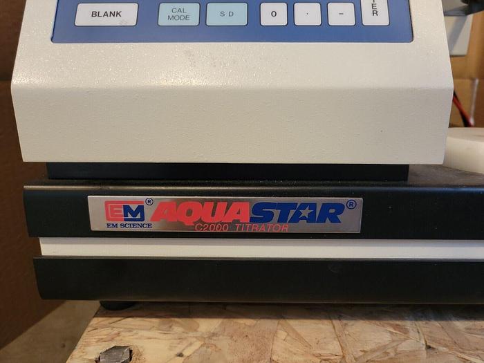 Used EM Science AQUASTAR C2000 Titrator, Powers On