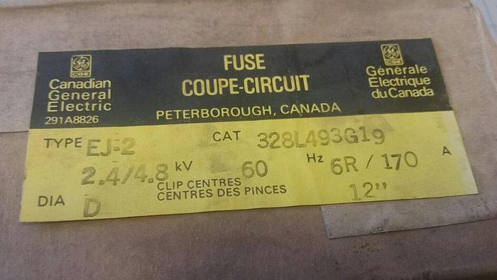 GE FUSE 328L493G19, EJ-2 2.4/4.8 60Hz 6R/170
