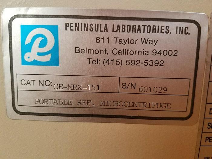 Used Tomy Seiko MRX-151 Micro Refrigerated Centrifuge