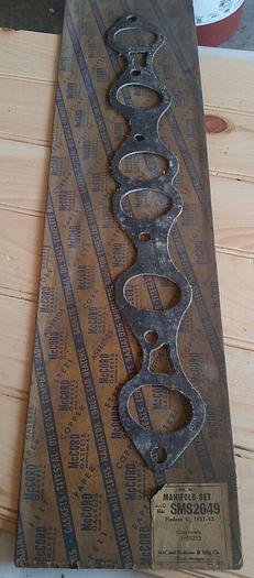 McCord "Manifold Set" SMS2649, S3213 - for 1937 - 1942 Hudson 6 - GASKET ONLY