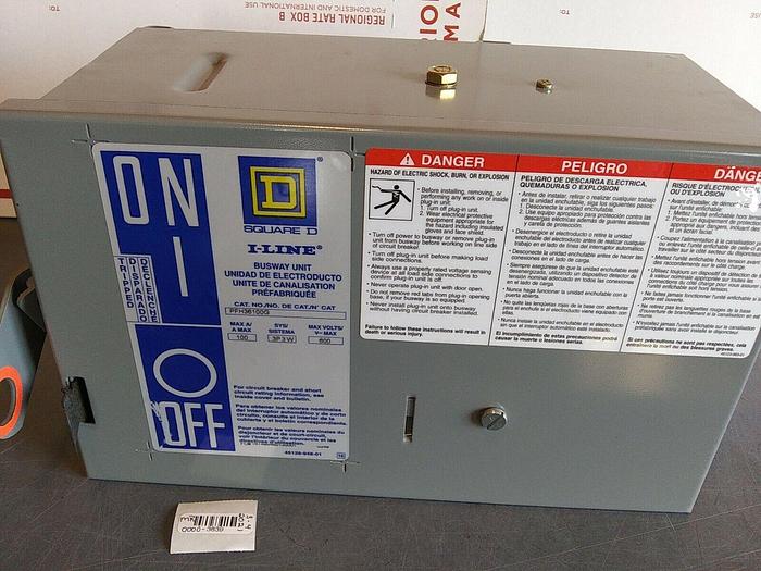 Square D PFH36100G I-LINE 100 AMP Circuit Breaker Disconnector