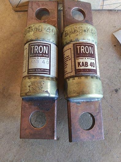 BUSS KAB 40 Rectifier Fuse Box of 8