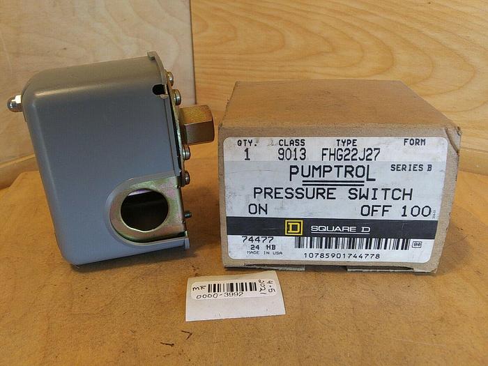 Square D 9013 FHG22J27 Pressure Switch 9013 FHG22