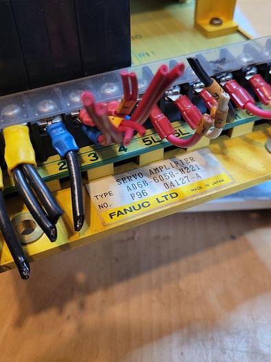 Used Fanuc A06B-6058-H221, A20B-1003-0271/03A