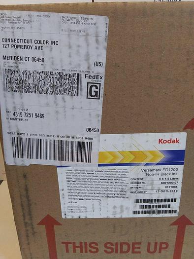 Kodak Versamark FD1200 Non-IR Black Ink