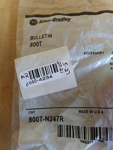 Allen Bradley 800T-N247R Mushroom Head Cap Red Non-illuminated