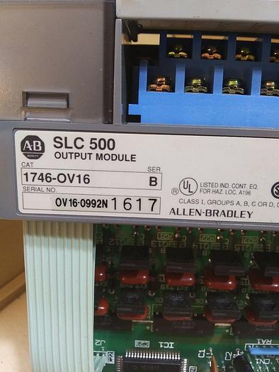 Used Allen Bradley SLC500 1746-OV16 Series B Output Module