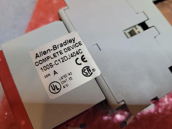 Used Allen Bradley 100S-C12DJ404C, 100-C12Z*400, 100S-F