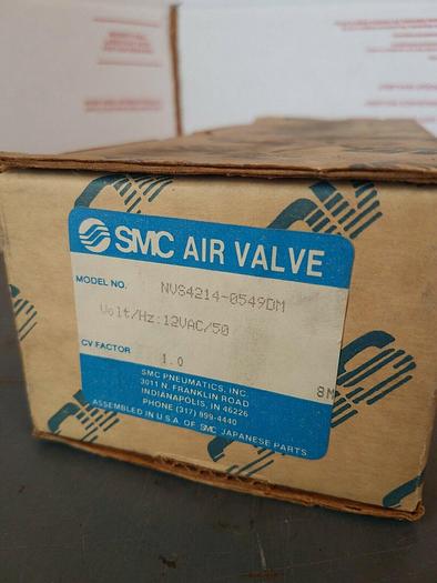 SMC Air Valve NVS4214-0549DM, 12VAC, 50Hz - New, Open Box