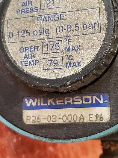 Used Wilkerson R26-03-000A