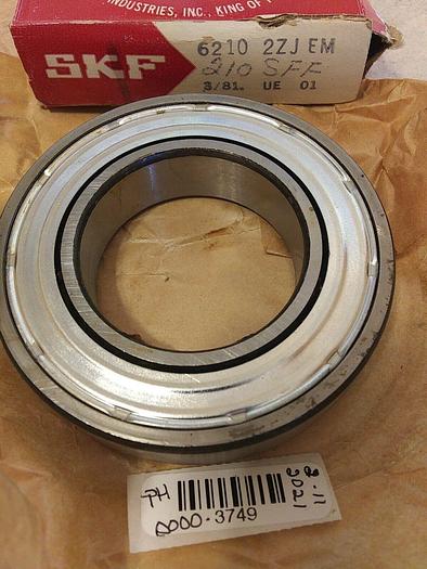 SKF 6210 2ZJ EM 62102ZJEM Sealed Bearing