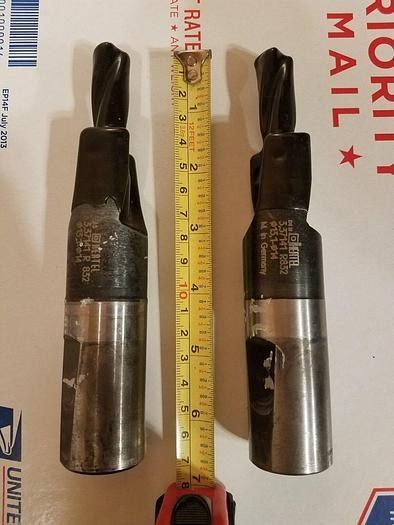 Used Hertel Chamfer Countersink Combo Drill - 3.37141 R832 - Set of Two