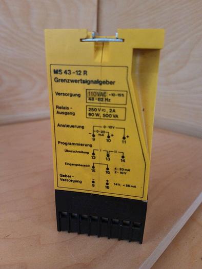 Used Turck MS 43-12R Multisafe Switching Amplifier - Installed/Never Under Power