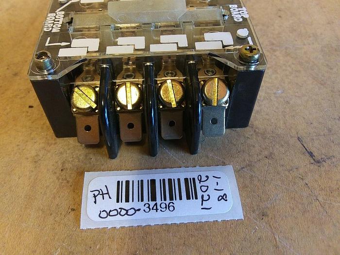 Furnas 46ZB40 300V Contact Block 4 Pole Industrial Control Relay