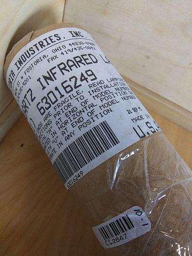 Fostoria Industries 63016249 Clear Quartz Infrared Lamp