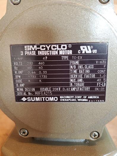 Used Sumitomo SM-CYCLO PA134707, RNYMS01-1330YB-240