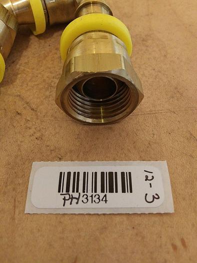 2780808 Barb Hose Brass to Female Thread Fitting (Lot of 18). 3/8 to 3/4"