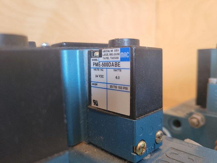 Used MAC PME-500DABE, PME-611DABE & Others, Valve Banks