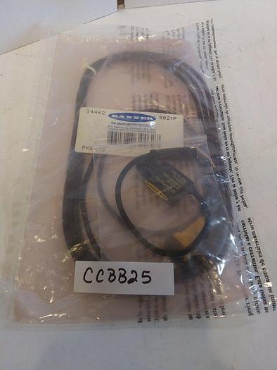 Used Banner QS12VP6LVQ Sensor with PKW4-2 Cable