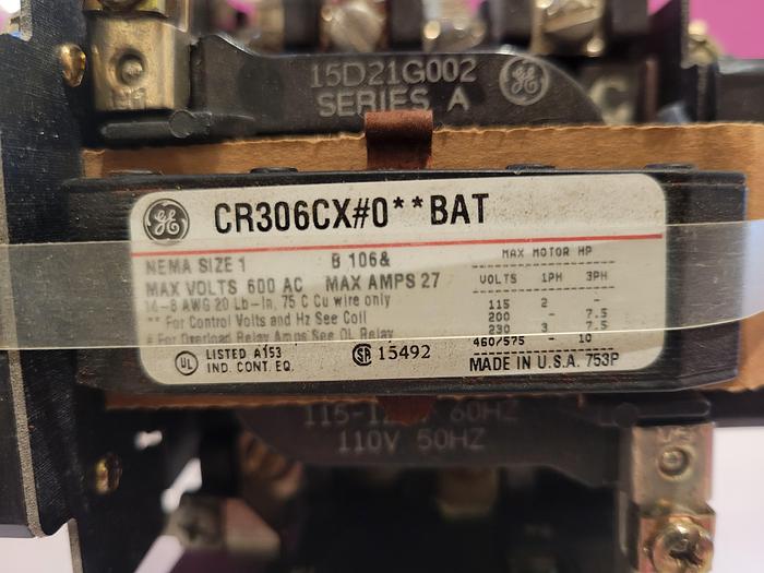 General Electric CR306CX#0 BAT, CR32CXGS