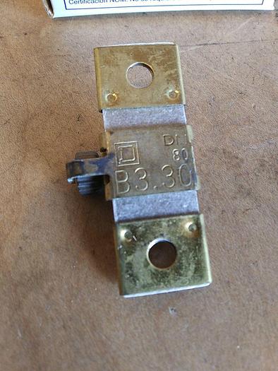 Square D B3.30 Overload Relay Thermal Unit