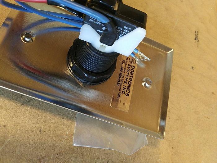 Dortronics 5215-SPBXE1 Push to Exit Illuminated Button 5215-SPB Series