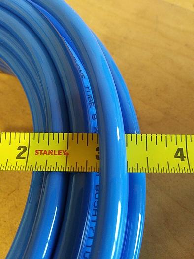 Polyurethane 8 X 5.5mm Tube. Blue. Appx 75ft