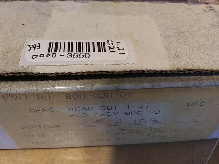 WPC 800-028-04 Readout 1-47 WPC 28