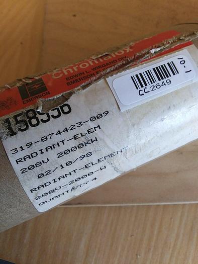 Chromalox 319-874423-009 Radiant-Element (Box of 4)