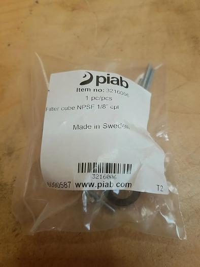 piab 3216006 Vacuum Products Filter Cube NPSF 1/8" cpl
