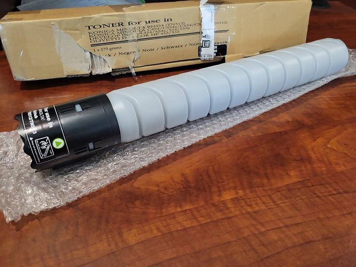 Used Konica Minolta Toner Black, KON/MIN-C-454/554-T-B