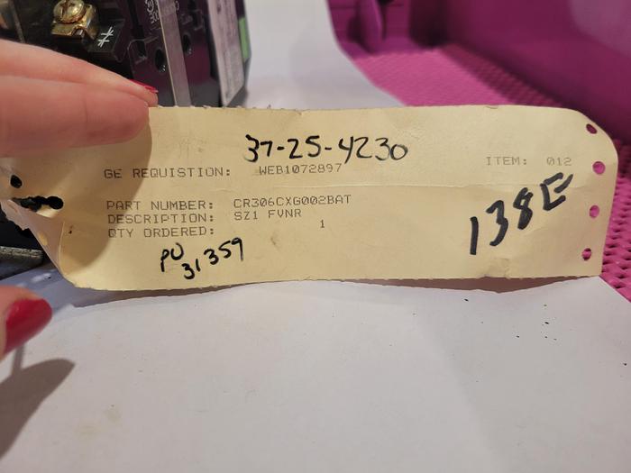 General Electric CR306CX#0 BAT, CR32CXGS