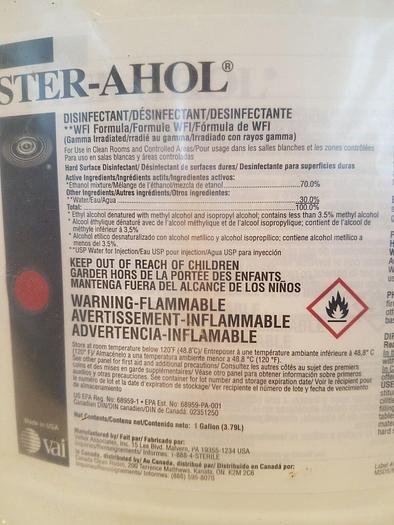 STER-AHOL by VAI, One Gallon Disinfectant, Clean Room/Controlled Area