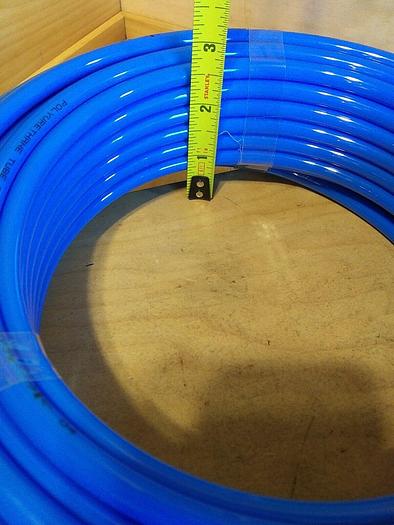 Polyurethane 8 X 5.5mm Tube. Blue. Appx 75ft