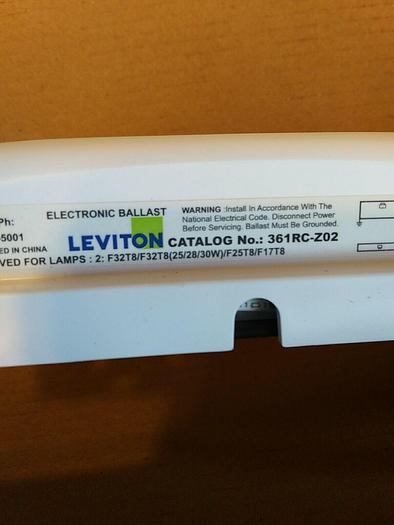 Leviton 360RC 361RC-Z02 Ballast Lampholder System Instant Start