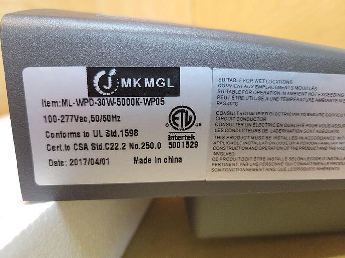JMKMGL ML-WPD-30W-500K-WP05-100-277Vac