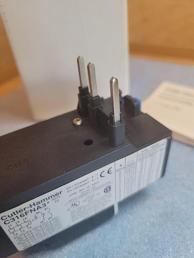 Eaton Cutler Hammer C316 FNA3H, Thermal Overload Relay 10782113735143