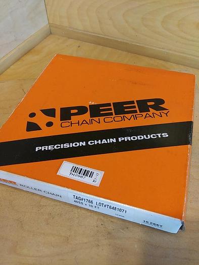 PEER 40SS x 10ft Roller Chain stainless steel