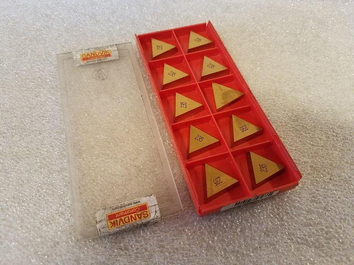 Used Sandvik Coromant TPGN 22 04 04 TPG 431, QTY 10 Carbide Inserts