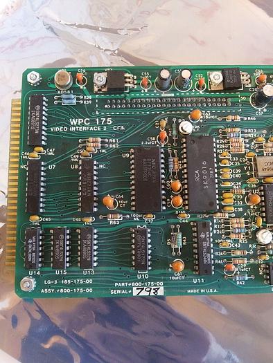 Used WPC 800-175-00 Video Interface