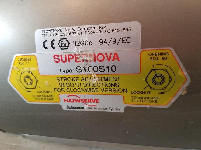 Used Flowserve Automax Supernova S100S10, S100 10 BAR MAX