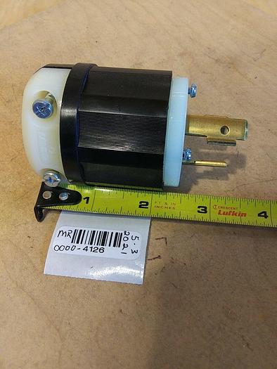 Leviton 2641 Locking Plug 2 Pole 3 Wire Grounding