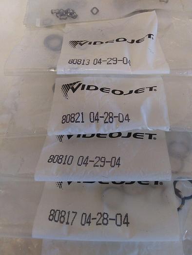 Videojet O-Rings Assortment Lot - (80826, 80816, 80823, +more)
