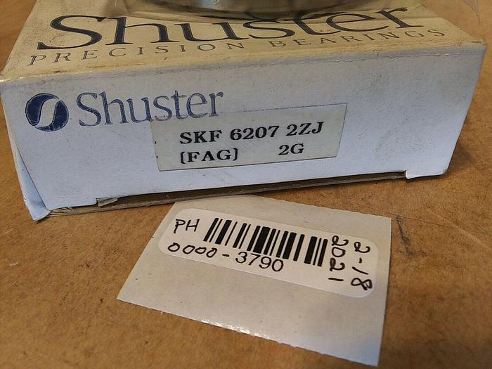 Shuster SKF 6207 2ZJ SKF62072ZJ Sealed Ball Bearing